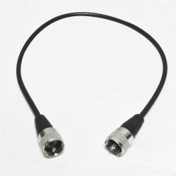 RG-58-mellomkabel med PL-259-kontakter, 1 m