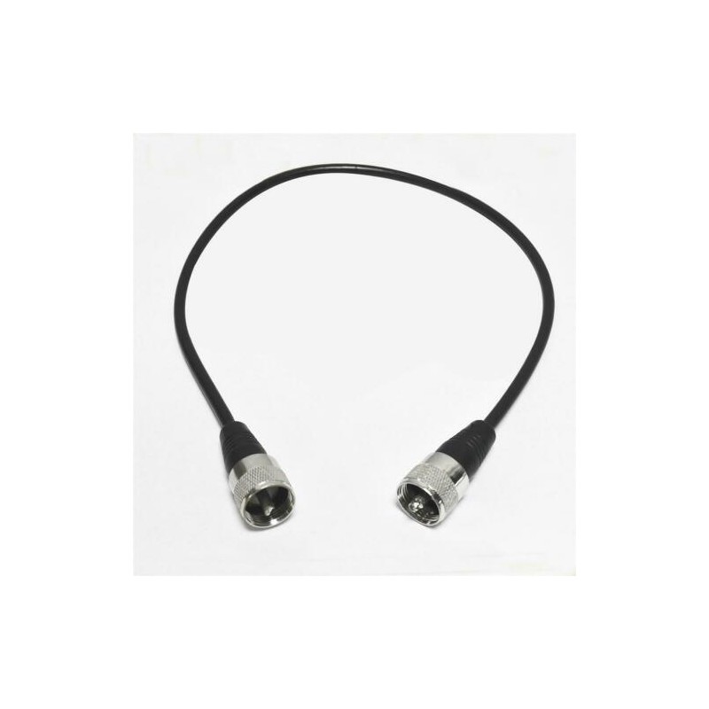 RG-58 mellankabel med PL-259-kontakter, 1 m