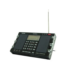 Tecsun H-501x-radiomottaker med FM-stereo, kortbølge, mellombølge og langbølge.