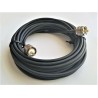 RG-58 MIL-C-17 5 mm ferdig kabel med UHF-kontakter, 100 m