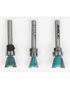 Fræsejern til overfræser (dovetail-skabelon)