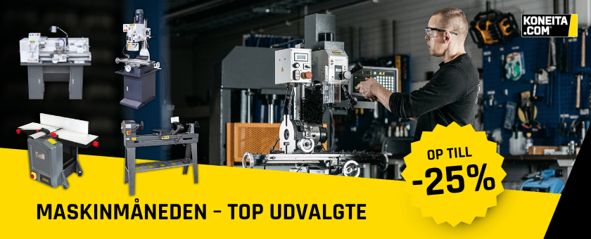 Maskinmåneden – Op til 25 % rabat